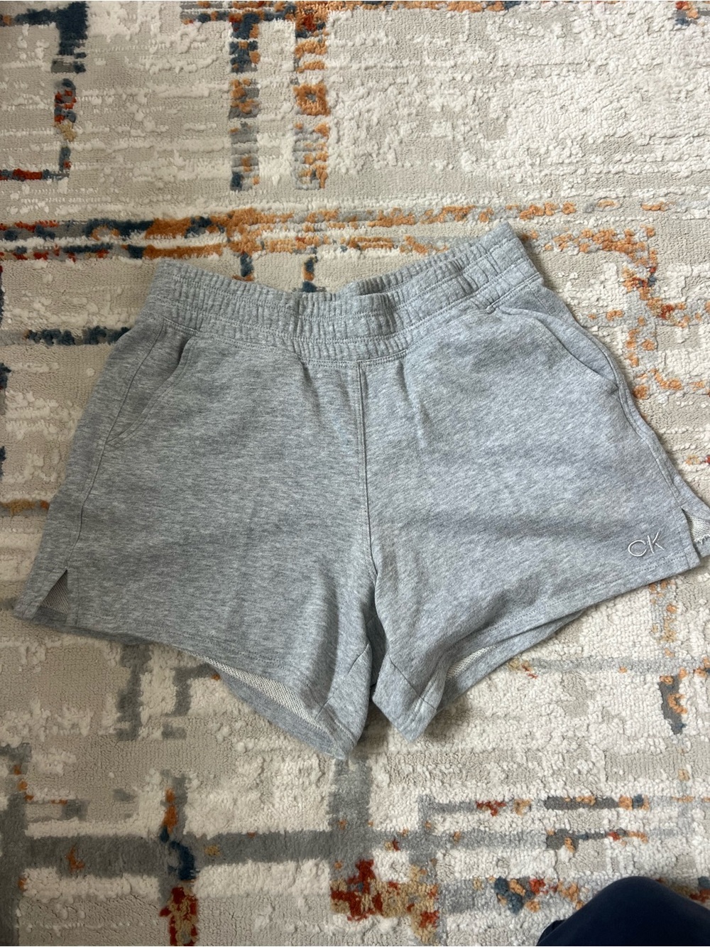 Calvin Klein Performance Gray Knit Athletic Shorts